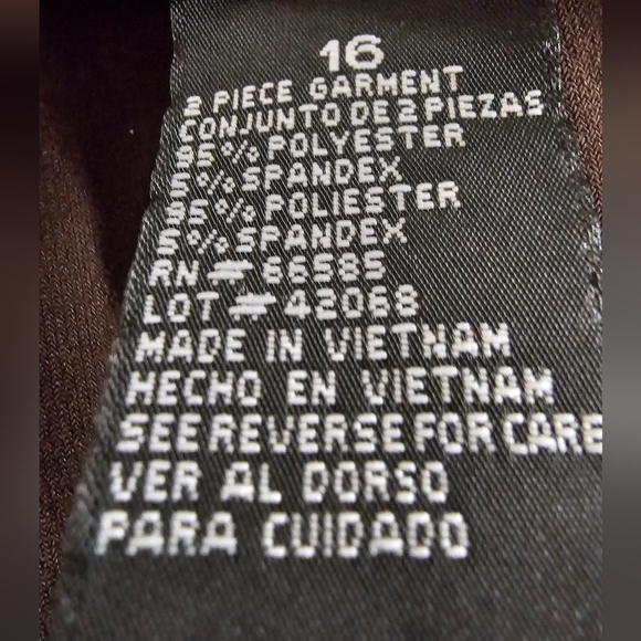 Perceptions New York Short Ruched Sleeves Open Front Cardigan Size 16 - Picture 7 of 10